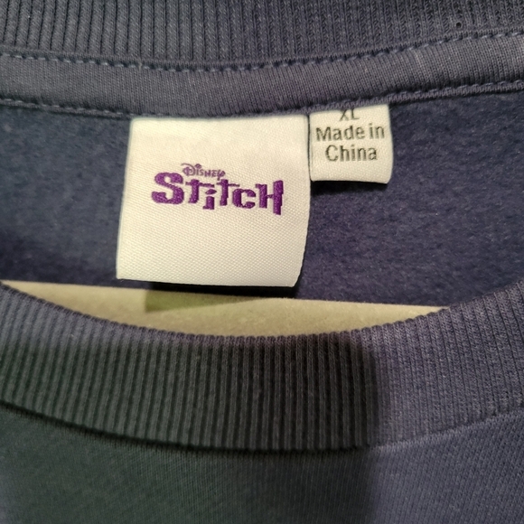 Stitch Graphic Women's Sweater - Blue - Picture 6 of 10